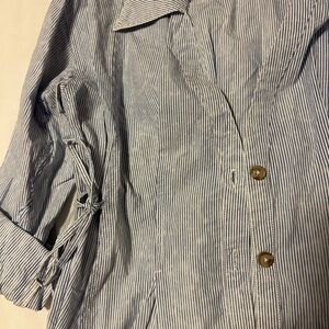 We The Free Striped Blue Shirt